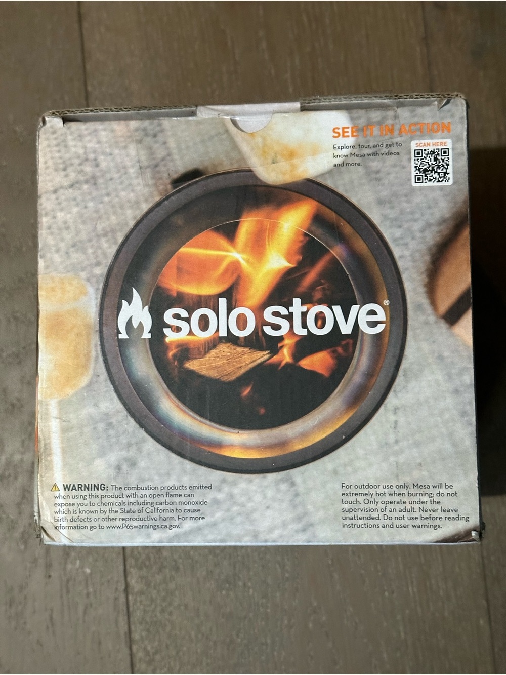 Solo Stove Mesa Tabletop Fire Pit Stainless Steel Smokeless Mini Fire Pit NIB